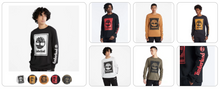 Load image into Gallery viewer, Timberland Long Sleeve Stack Logo Tee