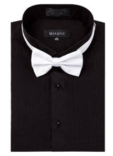 Load image into Gallery viewer, Tuxedo Shirt with Bowtie in White and Black Colors - Regular Fit