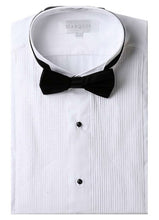 Load image into Gallery viewer, Tuxedo Shirt with Bowtie in White and Black Colors - Regular Fit