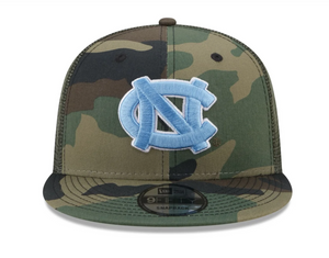 UNC University of North Carolina New Era 9Fifty 950 Camouflage Trucker Snapback cap