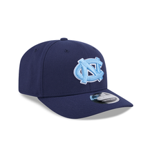Load image into Gallery viewer, UNC University of North Carolina New Era 970 9Seventy Stretch Snap Navy Snapback Hat