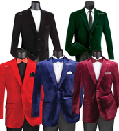 Velvet Sport Coat Blazer - Regular Fit