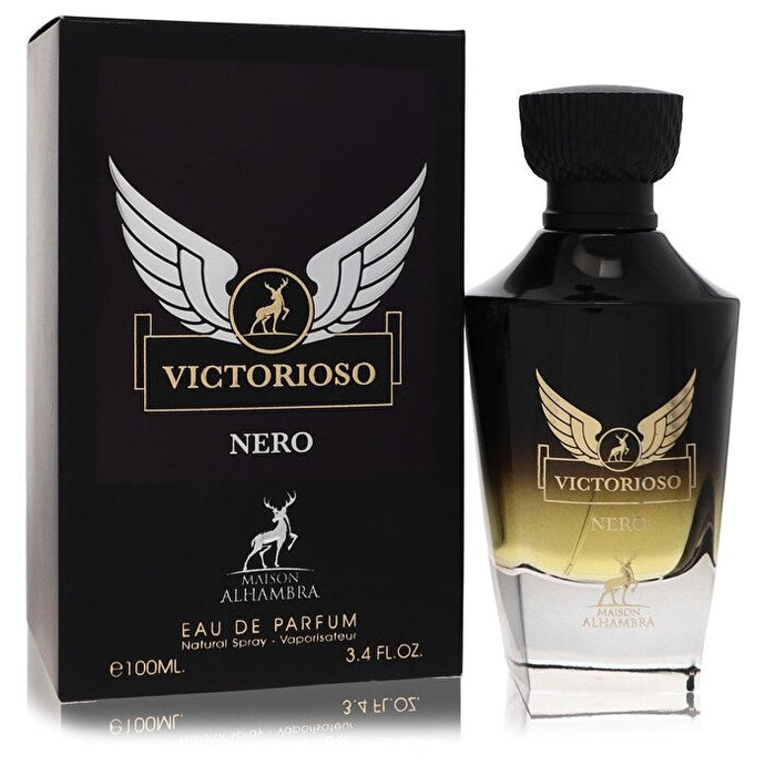 Victorioso Nero Eau De Parfum Spray by Maison Alhambra 3.4 Fl.Oz./100ml EDP Spray