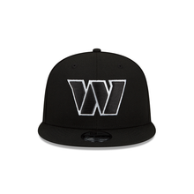 Load image into Gallery viewer, Washington Commanders New Era 9Fifty 950 Black &amp; White Snapback Cap