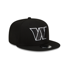 Load image into Gallery viewer, Washington Commanders New Era 9Fifty 950 Black &amp; White Snapback Cap