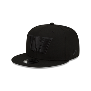 Washington Commanders New Era 9Fifty 950 Double Black Snapback Cap