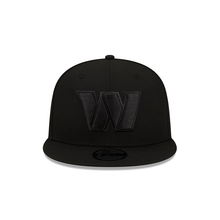 Load image into Gallery viewer, Washington Commanders New Era 9Fifty 950 Double Black Snapback Cap