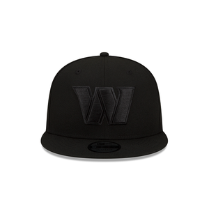 Washington Commanders New Era 9Fifty 950 Double Black Snapback Cap