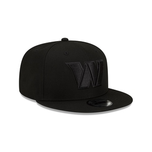 Washington Commanders New Era 9Fifty 950 Double Black Snapback Cap