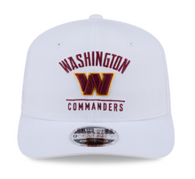 Load image into Gallery viewer, Washington Commanders White New Era 9Seventy 970 Stretch Snap Snapback New Era Cap