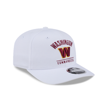 Load image into Gallery viewer, Washington Commanders White New Era 9Seventy 970 Stretch Snap Snapback New Era Cap