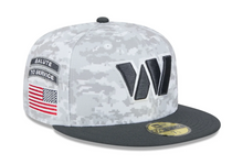 Load image into Gallery viewer, Washington Commanders Salute to Service New Era 5950 Digital Camo 59Fifty Fitted Cap