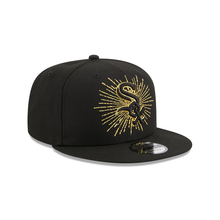Load image into Gallery viewer, Chicago White Sox 9FIFTY 950 Metallic Black with Gold New Era Snapback Hat