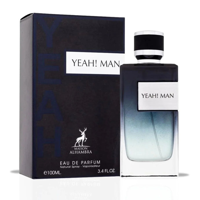 Yeah Eau De Parfum Spray by Maison Alhambra 3.4 Fl.Oz./100ml EDP for Men