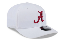 Load image into Gallery viewer, Alabama Crimson Tide White &amp; Crimson 9Seventy 970 New Era Stretch Snapback Cap