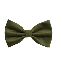 Load image into Gallery viewer, Solid Color Bow Tie &amp; Pocket Square Hanky in 69 Colors # BT100
