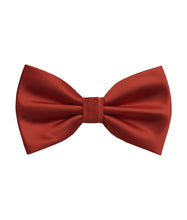 Load image into Gallery viewer, Solid Color Bow Tie &amp; Pocket Square Hanky in 69 Colors # BT100