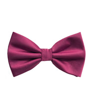Load image into Gallery viewer, Solid Color Bow Tie &amp; Pocket Square Hanky in 69 Colors # BT100