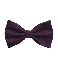 Load image into Gallery viewer, Solid Color Bow Tie &amp; Pocket Square Hanky in 69 Colors # BT100
