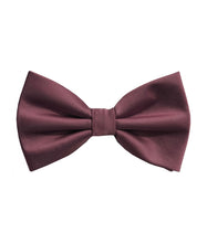 Load image into Gallery viewer, Solid Color Bow Tie &amp; Pocket Square Hanky in 69 Colors # BT100
