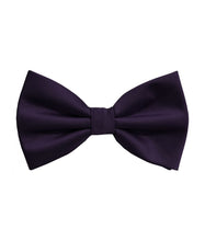 Load image into Gallery viewer, Solid Color Bow Tie &amp; Pocket Square Hanky in 69 Colors # BT100