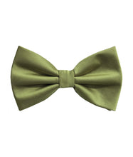 Load image into Gallery viewer, Solid Color Bow Tie &amp; Pocket Square Hanky in 69 Colors # BT100
