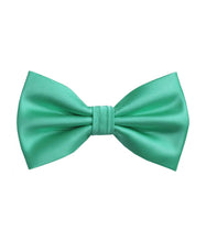 Load image into Gallery viewer, Solid Color Bow Tie &amp; Pocket Square Hanky in 69 Colors # BT100
