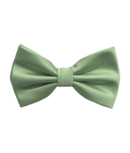Load image into Gallery viewer, Solid Color Bow Tie &amp; Pocket Square Hanky in 69 Colors # BT100