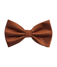 Load image into Gallery viewer, Solid Color Bow Tie &amp; Pocket Square Hanky in 69 Colors # BT100
