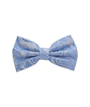 Load image into Gallery viewer, Paisley Design Bow Tie &amp; Pocket Square Hanky in 45 Colors # BT600