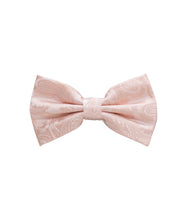 Load image into Gallery viewer, Paisley Design Bow Tie &amp; Pocket Square Hanky in 45 Colors # BT600
