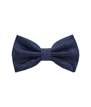 Load image into Gallery viewer, Paisley Design Bow Tie &amp; Pocket Square Hanky in 45 Colors # BT600
