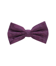 Load image into Gallery viewer, Paisley Design Bow Tie &amp; Pocket Square Hanky in 45 Colors # BT600