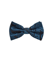 Load image into Gallery viewer, Paisley Design Bow Tie &amp; Pocket Square Hanky in 45 Colors # BT600