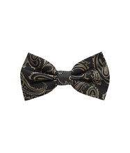 Load image into Gallery viewer, Paisley Design Bow Tie &amp; Pocket Square Hanky in 45 Colors # BT600
