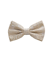 Load image into Gallery viewer, Paisley Design Bow Tie &amp; Pocket Square Hanky in 45 Colors # BT600