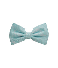 Load image into Gallery viewer, Paisley Design Bow Tie &amp; Pocket Square Hanky in 45 Colors # BT600
