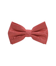 Load image into Gallery viewer, Paisley Design Bow Tie &amp; Pocket Square Hanky in 45 Colors # BT600