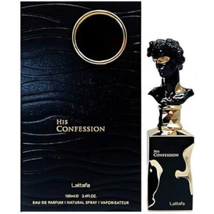 His Confession by Lattafa EDP Eau de Parfum 3.4 Fl.Oz Spray