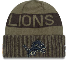 Load image into Gallery viewer, Detroit Lions Salute to Service New Era Sideline Beanie