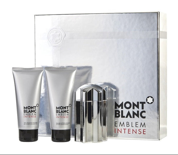 Mont Blanc Emblem Intense EDT Pour Homme 3 Pc Gift Set