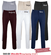 Ultra Slim Stretch Dress Pants by Vinci in 6 Colors   # OUSDX