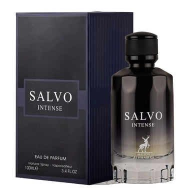 Salvo Intense Eau De Parfum Spray by Maison Alhambra 3.4 Fl.Oz./100ml