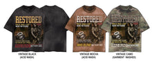 Load image into Gallery viewer, "Restored" Design Crop Tee with Transparent Stones by Bleecker &amp; Mercer # T2677