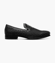 Load image into Gallery viewer, Sabre Spiked Slip On by Stacy Adams in Black, Red &amp; Royal