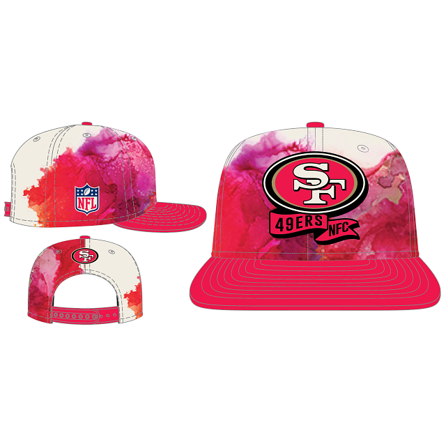 New Era San Francisco 49ers 9FIFTY Sideline Ink Dye Snapback Hat