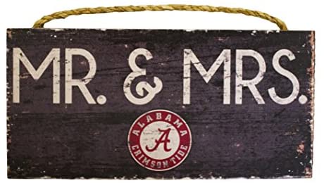University of Alabama Mr. and Mrs. Wall Sign