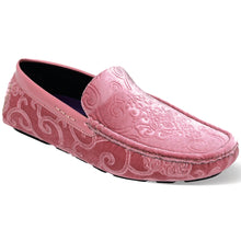 Load image into Gallery viewer, Velvet Print Slip On Driving Shoe