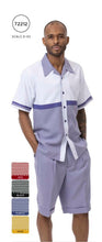 Load image into Gallery viewer, Men&#39;s 2 pc Short Sleeve Shirt &amp; Shorts Set