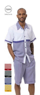 Men's 2 pc Short Sleeve Shirt & Shorts Set
